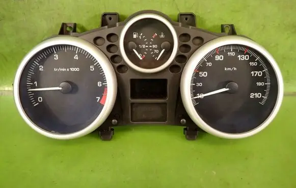 Peugeot 206+ Speedometer (instrument cluster) 9665782580