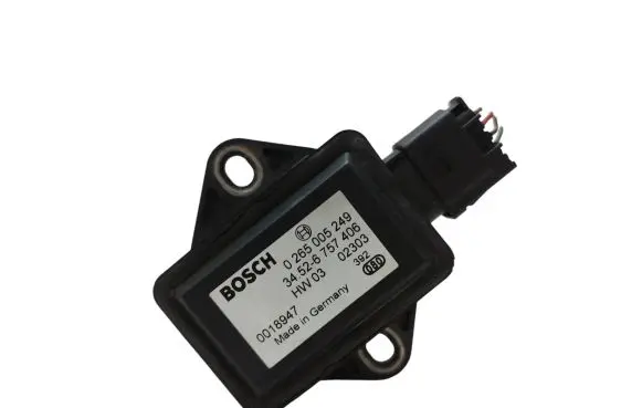 BMW 7 E65 E66 ESP acceleration yaw rate sensor 0265005249 0018947 6757406