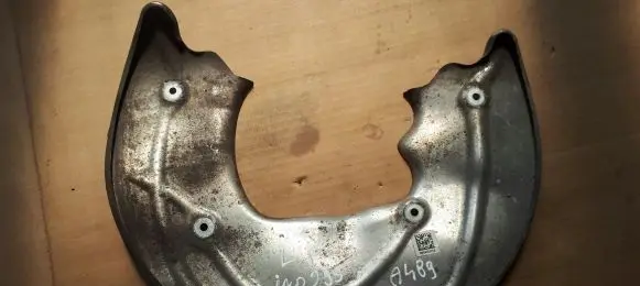 Audi A4 S4 B9 Front brake disc dust cover plate 8W0615311E