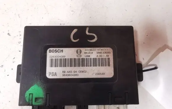 Citroen C5 Parking PDC control unit/module 9649604380 0263004089 6002JC0355