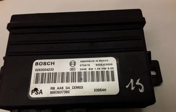 Citroen C4 Grand Picasso Parking PDC control unit/module 9663937380 0263004233