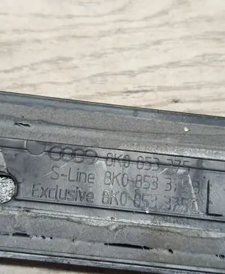 Audi A4 S4 B8 8K sill trim set (inner) 8K0853374 8K0853374B 1K0853374C