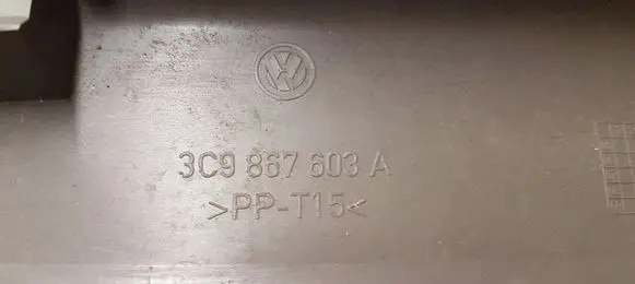 Volkswagen PASSAT B6 Tailgate/boot cover trim set 3C9867603A