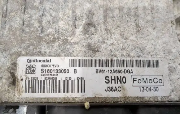 Ford Focus Engine control unit/module BV6112A650DGA S180133050B SID8007EV0