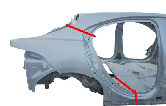 Jaguar I-Pace Rear quarter panel 