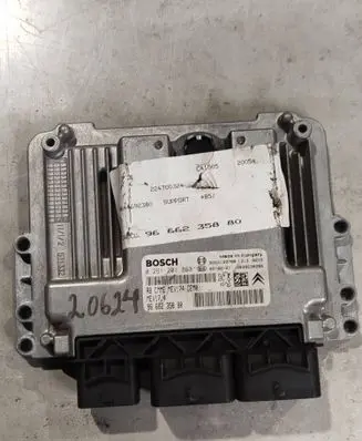 Citroen C4 I Engine control unit/module 9666235880 0261201863