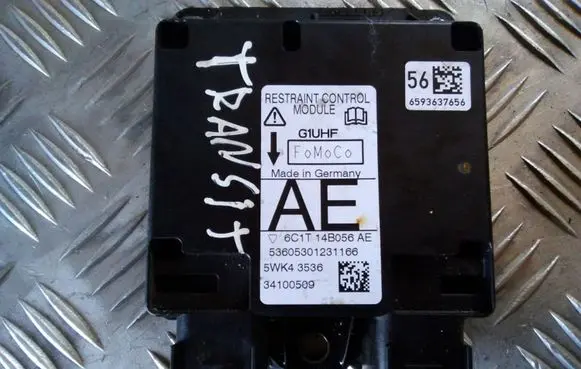 Ford Transit Airbag control unit/module 6C1T14B056AE 5WK43536