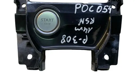 Peugeot 308 Engine start stop button switch 9802706677 1301751X