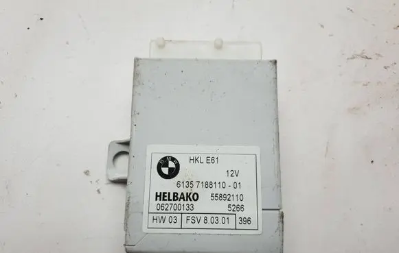 Tailgate/trunk control unit/module