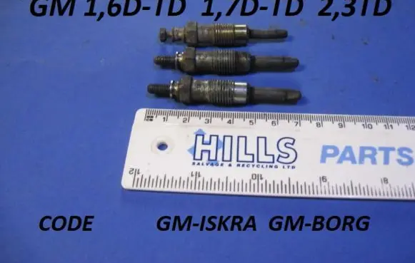 Opel Astra F Glow plug GMISKRA GMBORG