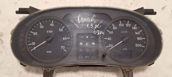 Renault Kangoo I Speedometer (instrument cluster) 216711763 P8200176654 SG0197219W