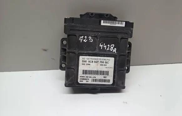 Volkswagen Touareg II Gearbox control unit/module 0C8927750BC S1RB000274