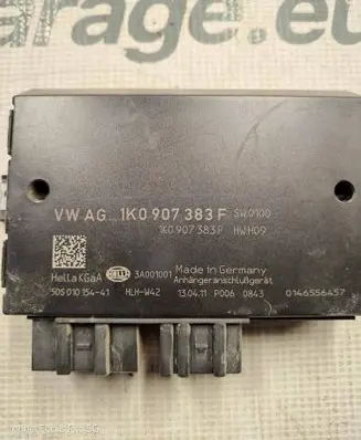 Volkswagen Amarok Tow bar trailer control unit/module 1K0907383F 5DS01015441