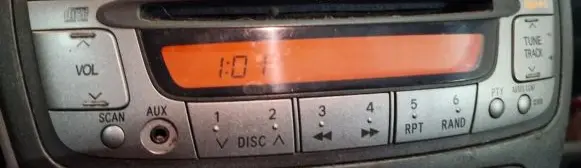 Toyota Aygo AB10 Radio/CD/DVD/GPS head unit 861200H010 CQMS0570LC