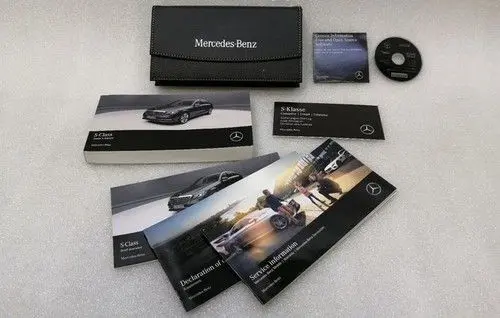 Mercedes-Benz S W222 Owners service history hand book