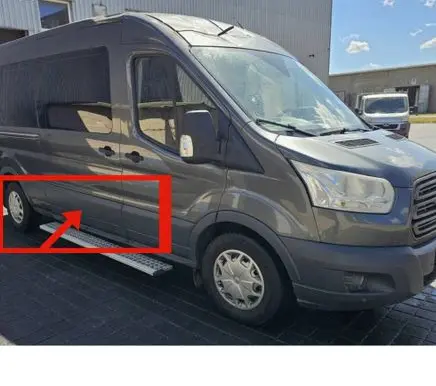 Ford Transit Sliding door trim (molding) BK31V254A16