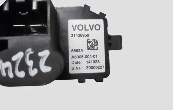 Volvo V40 Heater blower motor/fan resistor 31436958 6652A A600500401