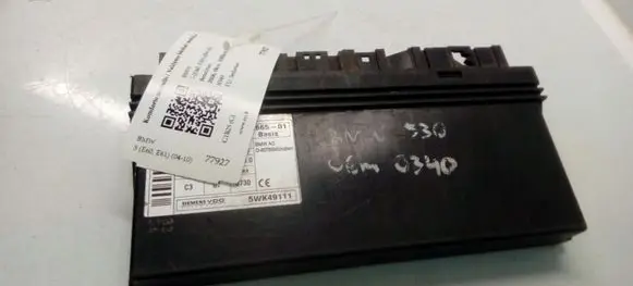 BMW 5 E60 E61 Comfort/convenience module 6135695266501 5WK49111