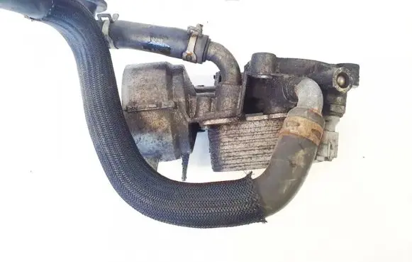 Peugeot 407 Oil filter cover 9656830180