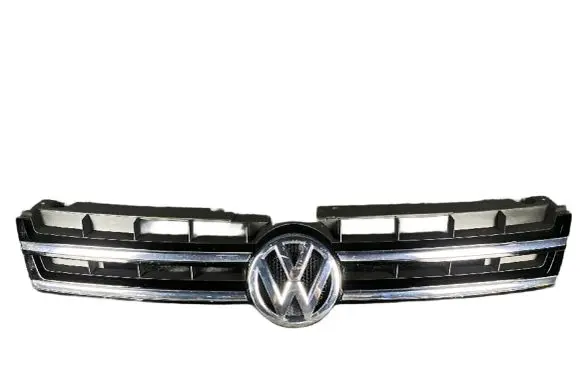 Volkswagen Touran II Front bumper upper radiator grill 7P6853651A