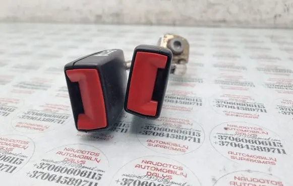 Middle seatbelt buckle (rear)