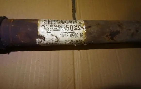 Citroen C3 Picasso Front driveshaft 9656135080