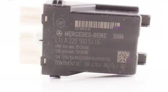 Mercedes-Benz S W222 Seat control module A2229005406 2841048503300 2229005406