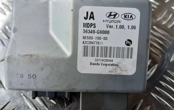KIA Picanto Power steering control unit/module 56340G6000 GE50019000 A2C39477611