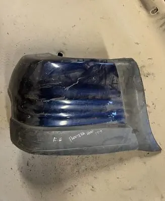 Rear bumper corner part panel trim