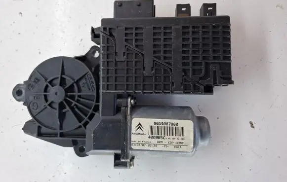 Citroen C4 Grand Picasso Front door window regulator motor 9654087880
