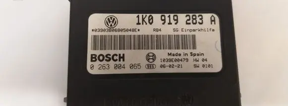 Volkswagen Touran I Parking PDC control unit/module 1K0919283A 0263004065