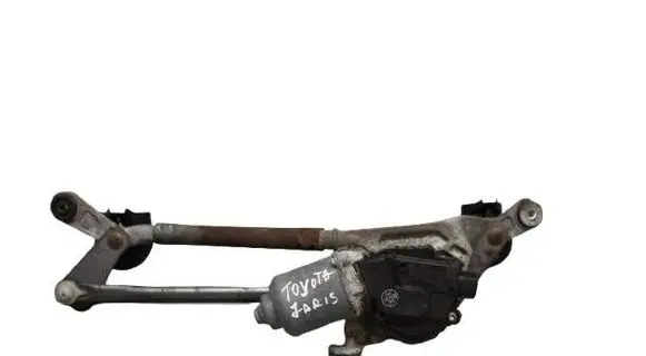 Front wiper linkage and motor