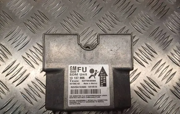 Opel Astra H Airbag control unit/module 13137906 327963935