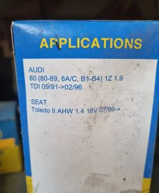 Audi 80 90 S2 B4 Fuel filter SM177 PH5484 W7301