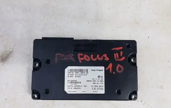 Ford Focus Bluetooth control unit module AM5T14D212AD
