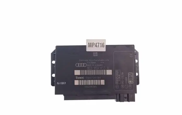 Audi A4 S4 B6 8E 8H Comfort/convenience module 8E0959433AL 00034790 00007251B4