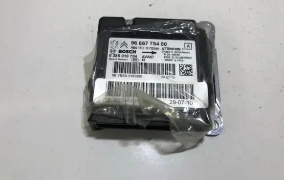 Peugeot 3008 I Airbag control unit/module 9666775480 0285010704