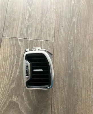 Dashboard air vent grill cover trim