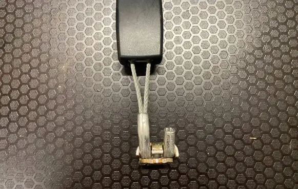 Volkswagen Phaeton Rear seatbelt buckle 3D0857740E