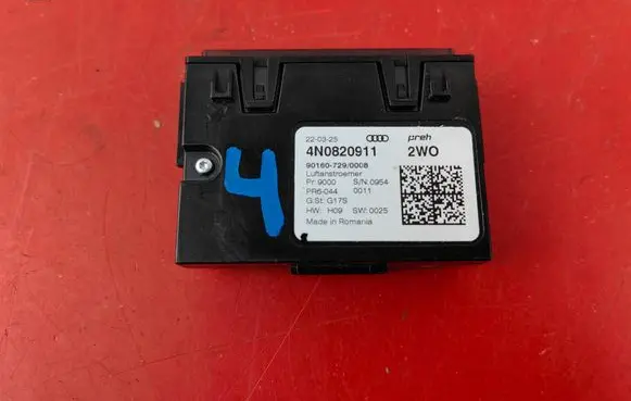 Audi A8 S8 D5 Interior fan control switch 4N0820911