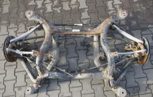 Volkswagen Touareg I Rear suspension assembly kit set 7L0500041