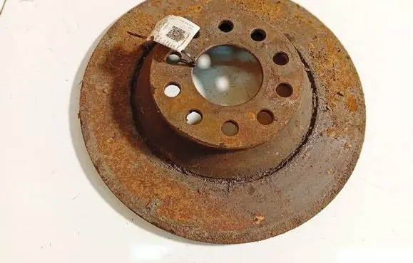 Audi A6 S6 C6 4F Rear brake disc neventiliuojamas