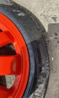 Jaguar XF X250 R18 spare wheel