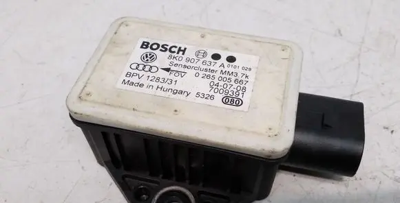 Audi A4 S4 B8 8K ESP acceleration yaw rate sensor 8K0907637A 0265005667
