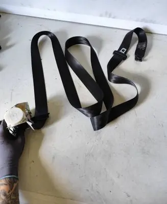 Skoda Roomster (5J) Rear seatbelt 5J7857447BRAA 040472 34179560