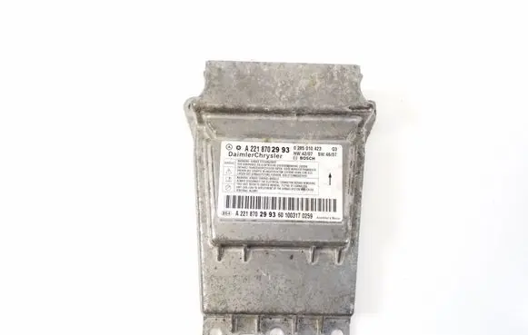 Mercedes-Benz S W221 Airbag control unit/module A2218702993