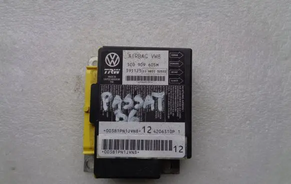 Volkswagen PASSAT B6 Airbag control unit/module 3C0909605M
