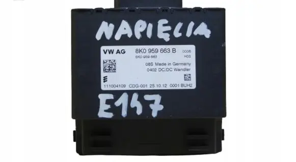 Audi A4 S4 B8 8K Other control units/modules 8K0959663B