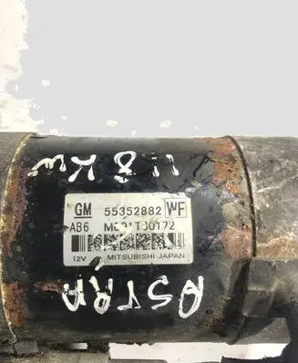 Opel Astra H Starter motor 55352882