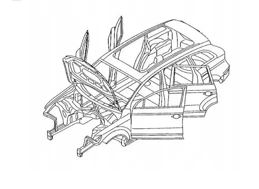 Volkswagen Golf Plus Rear door DRZWI6877